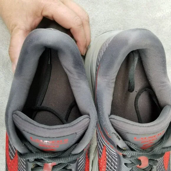 Brooks Shoes Mens 11 Launch 5 Gray Running Athletic Sneakers *Read* - Picture 13 of 15